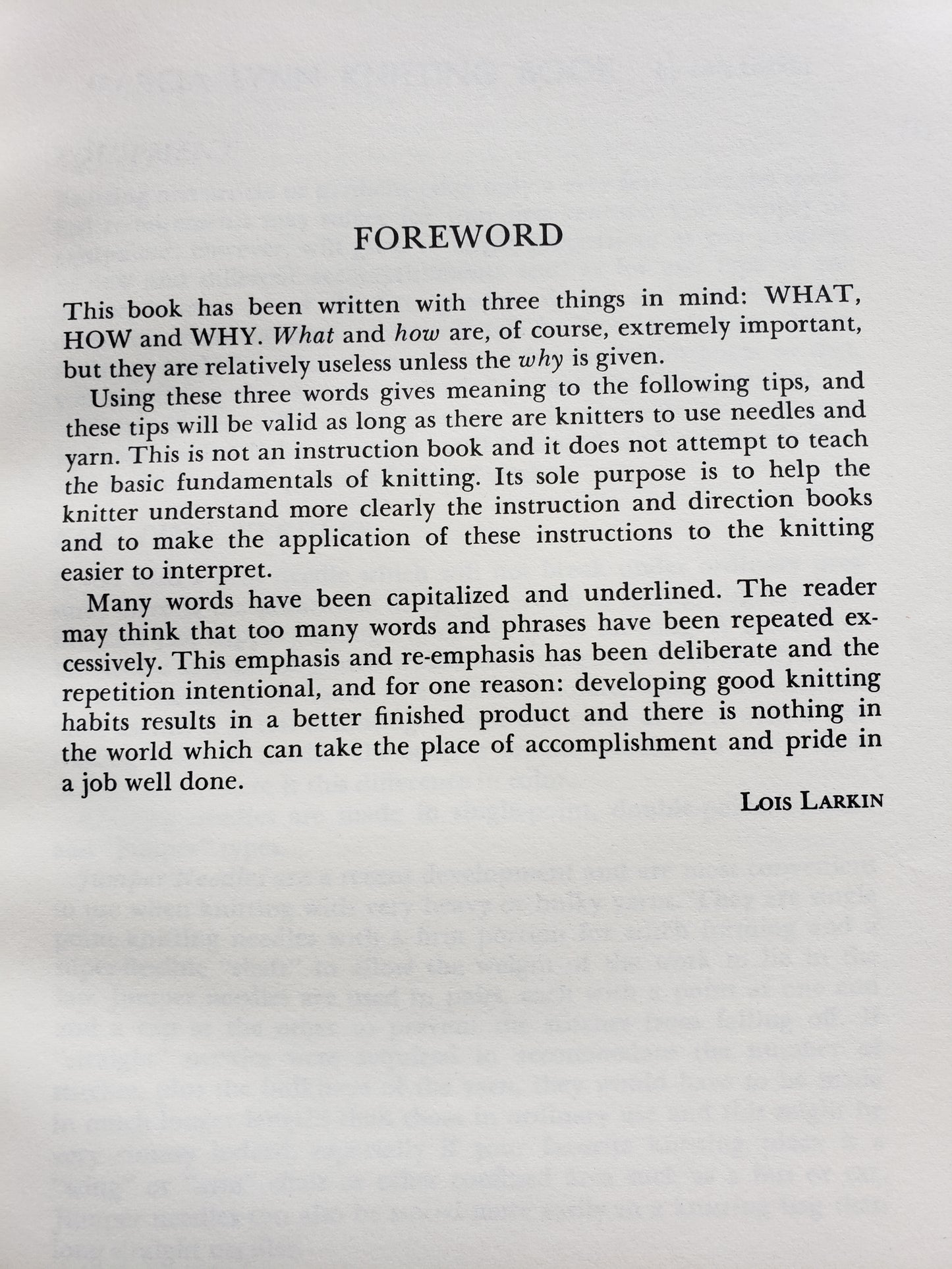 "You can knit better" by Lois Larkin