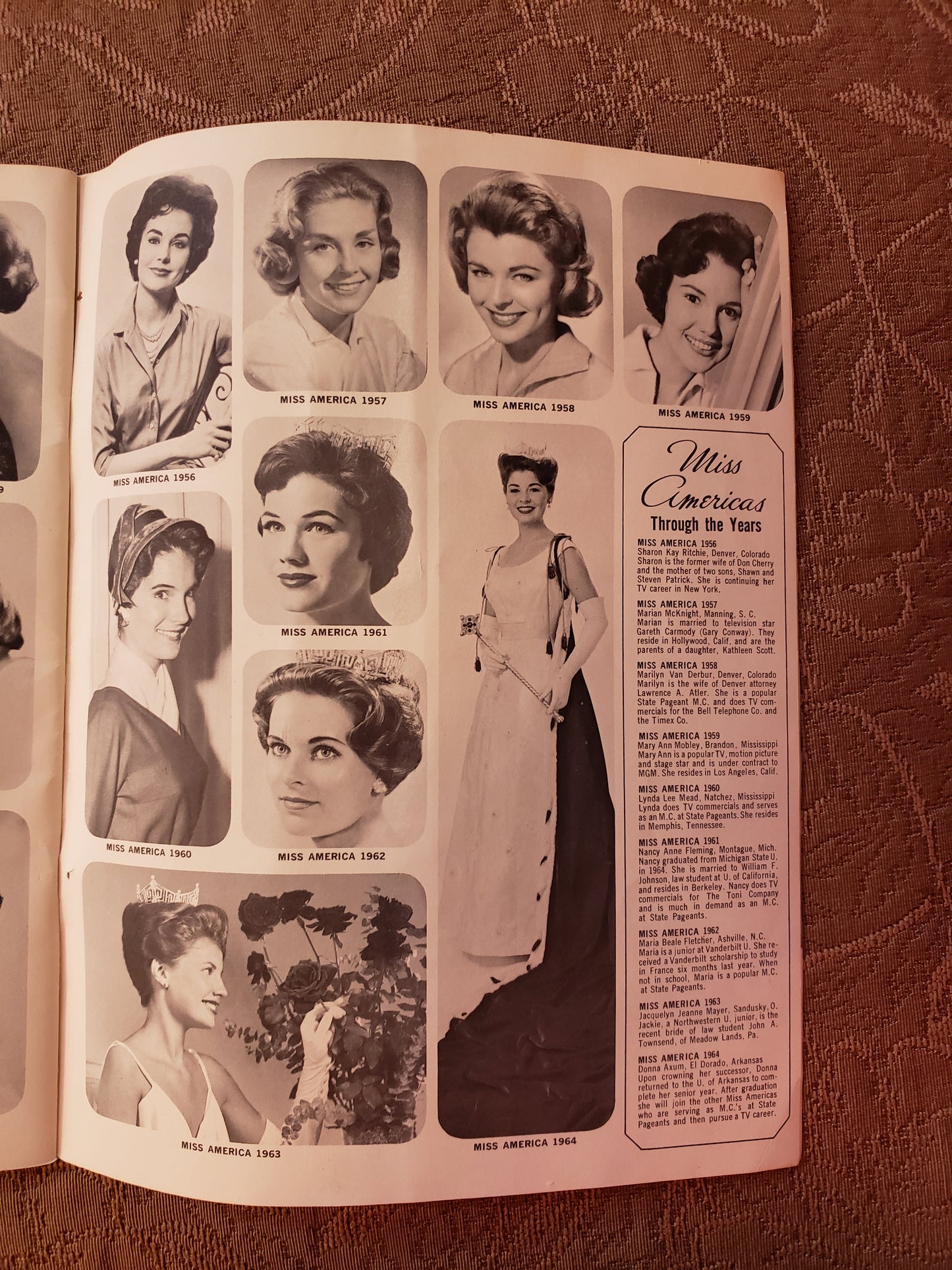 1965 Miss South Dakota Pageant book