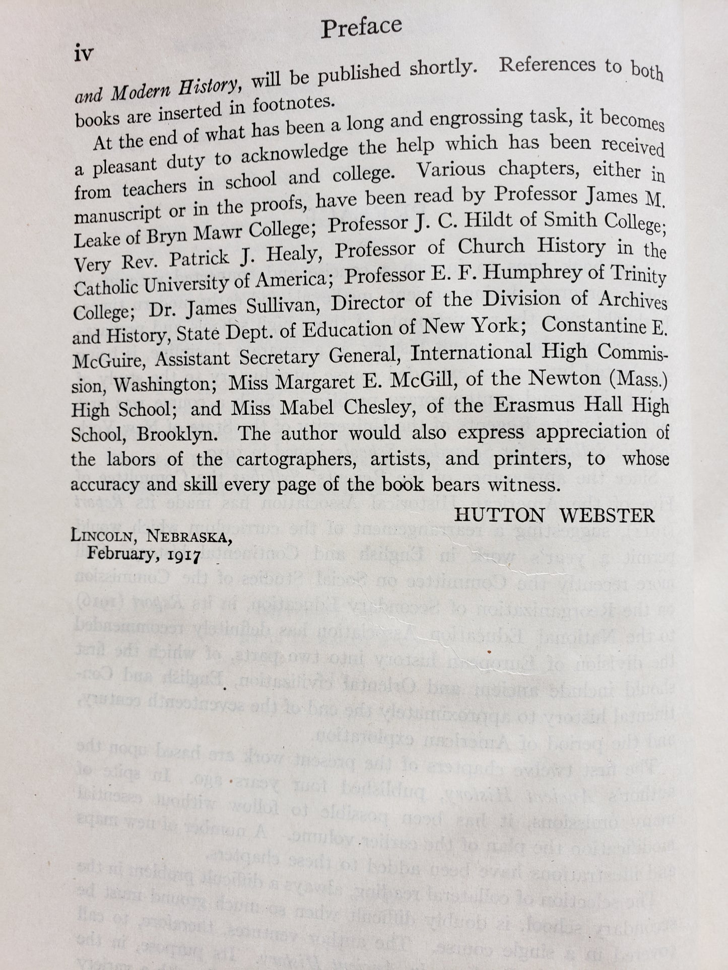 Early European History (1917)