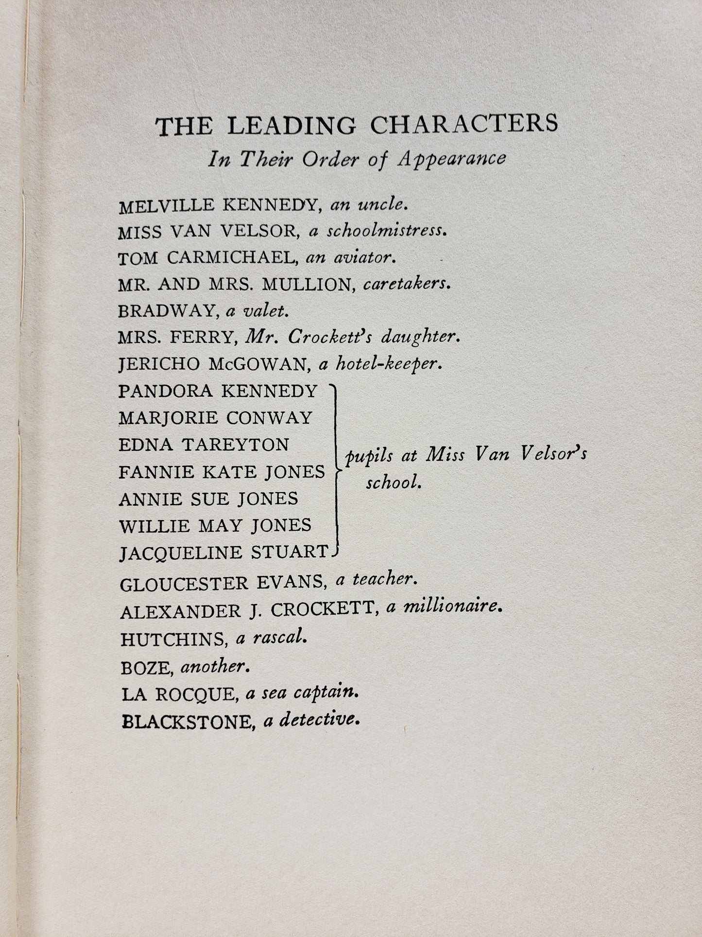Pandora Lifts the Lid (1924) by Christopher Morley and Don Marquis