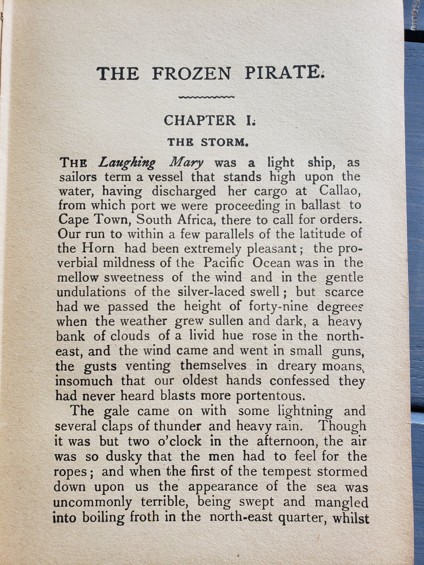 The Frozen Pirate by W. Clark Russell (1887)