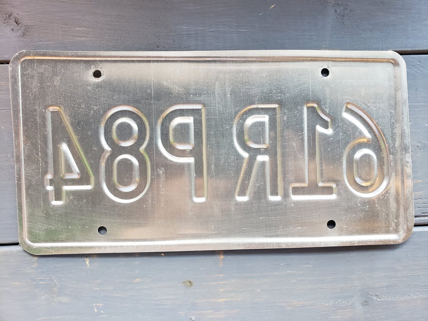 2009 Massachusetts expired license plate 61RP84