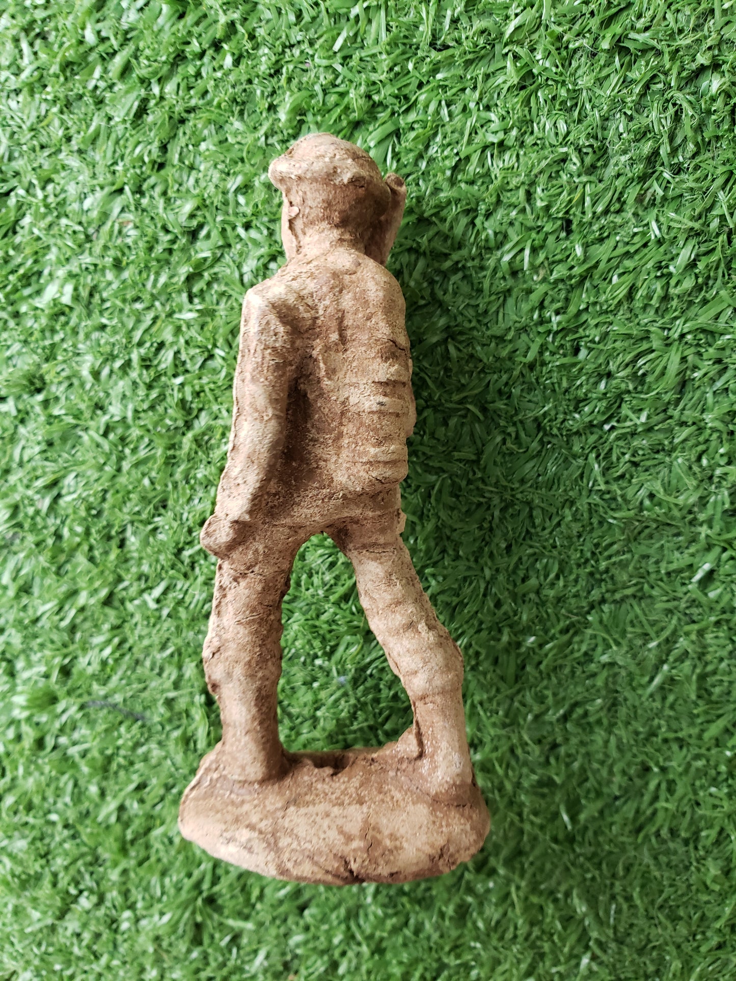 Antique clay cast soldier
