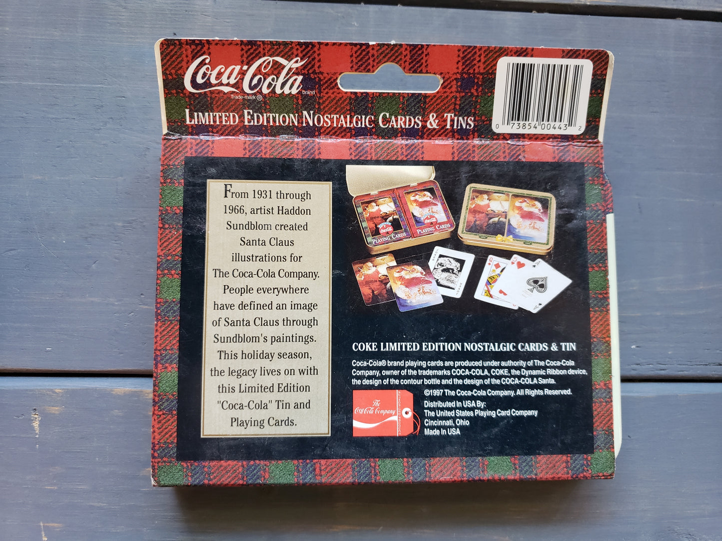 Coca Cola Nostalgia Playing Cards gift set