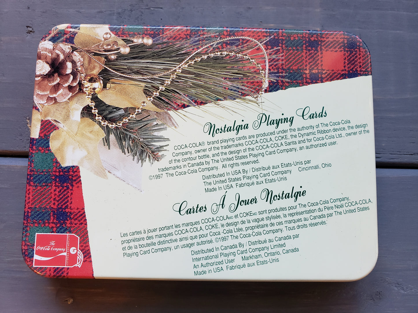 Coca Cola Nostalgia Playing Cards gift set
