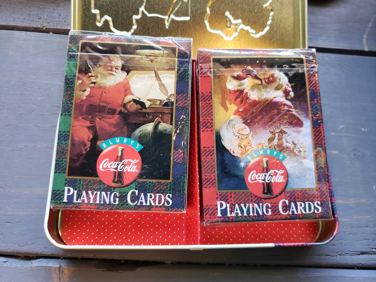 Coca Cola Nostalgia Playing Cards gift set