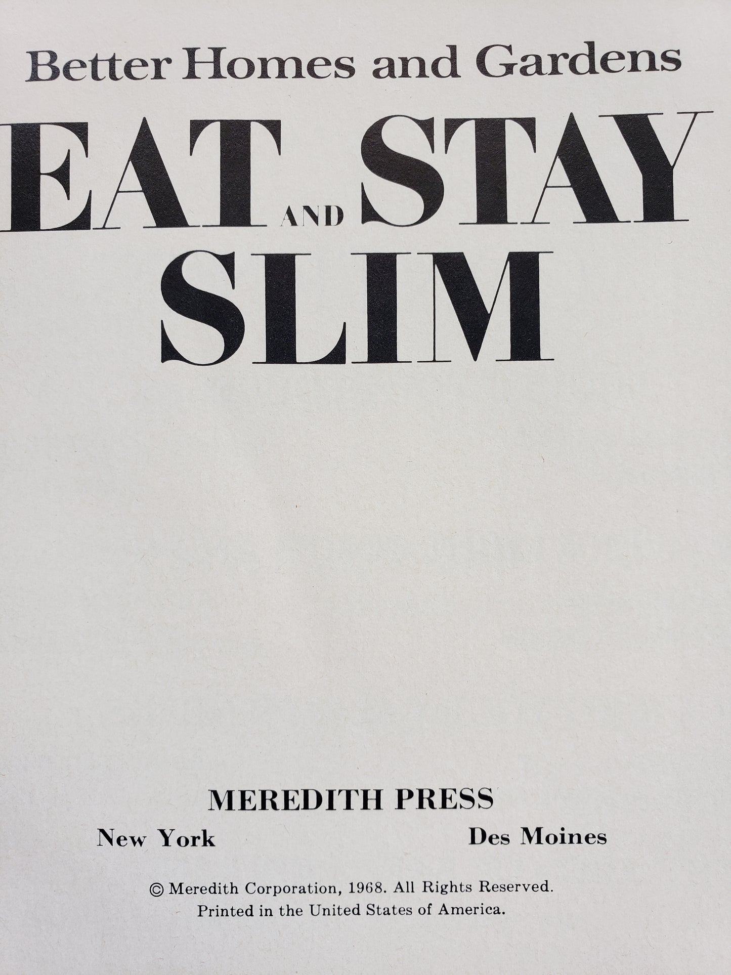 Eat and Stay Slim (1968)
