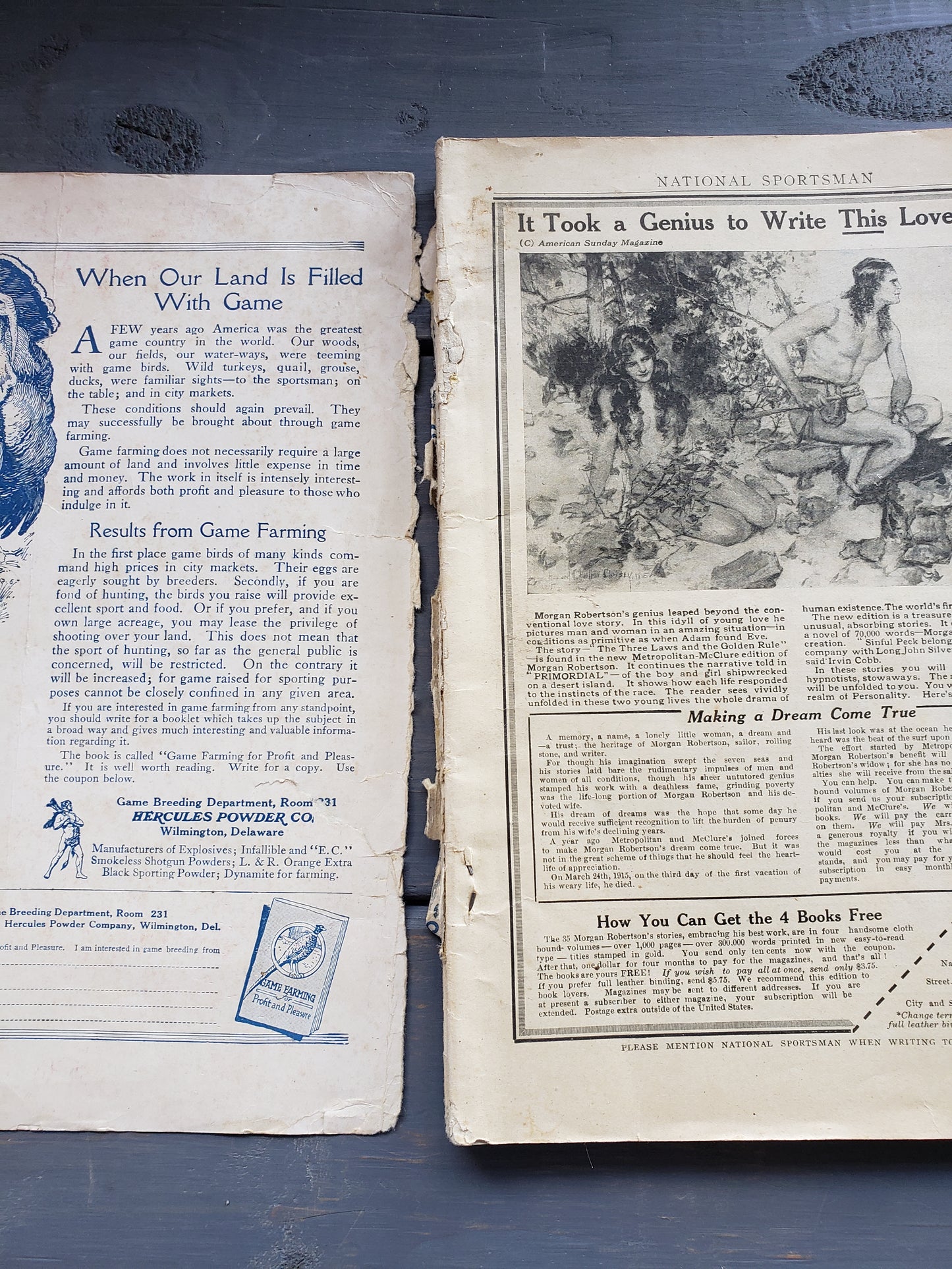 National Sportsman magazine April, 1916