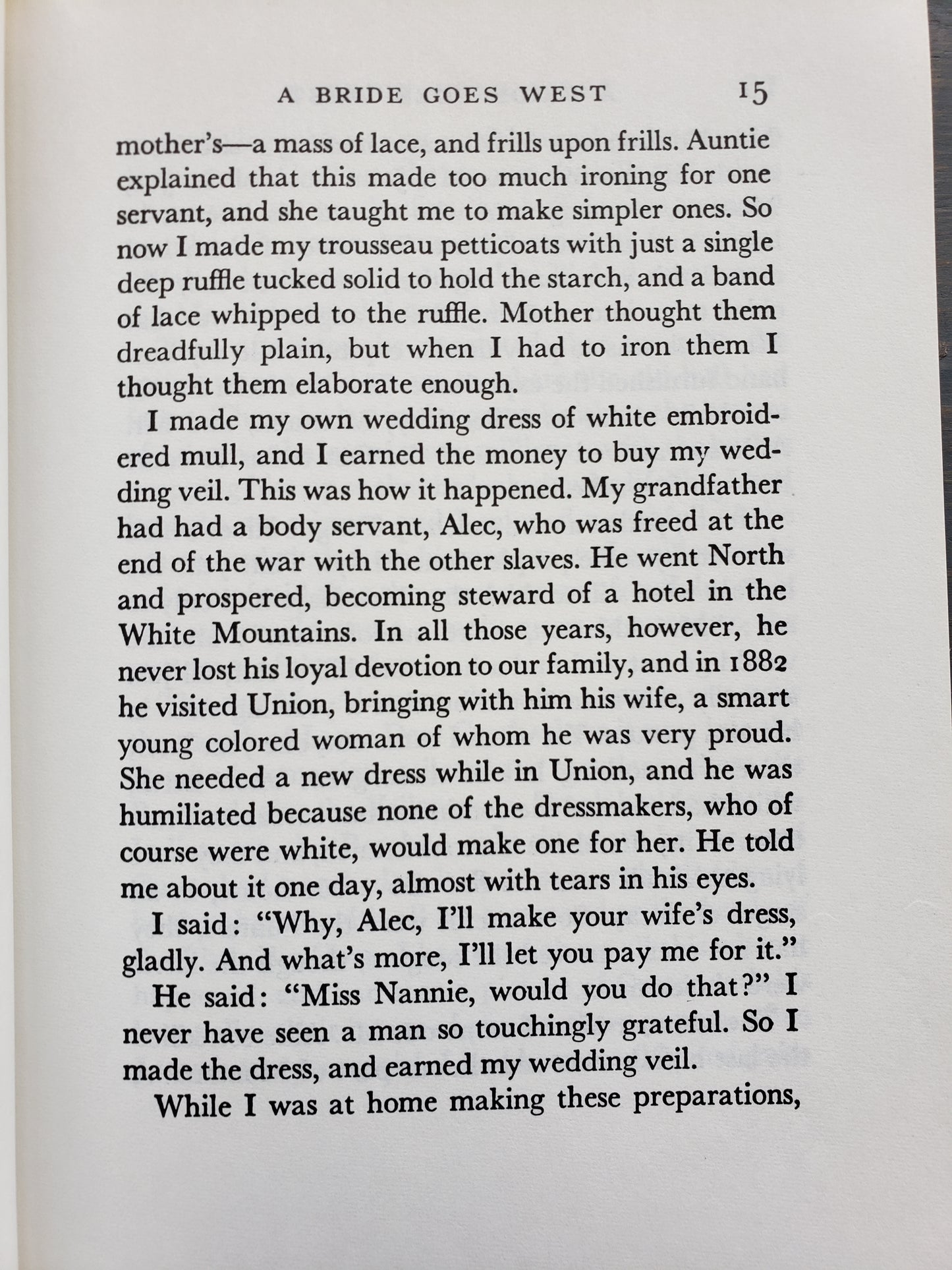 A Bride Goes West by Nannie Alderson and Helena Smith (1969)