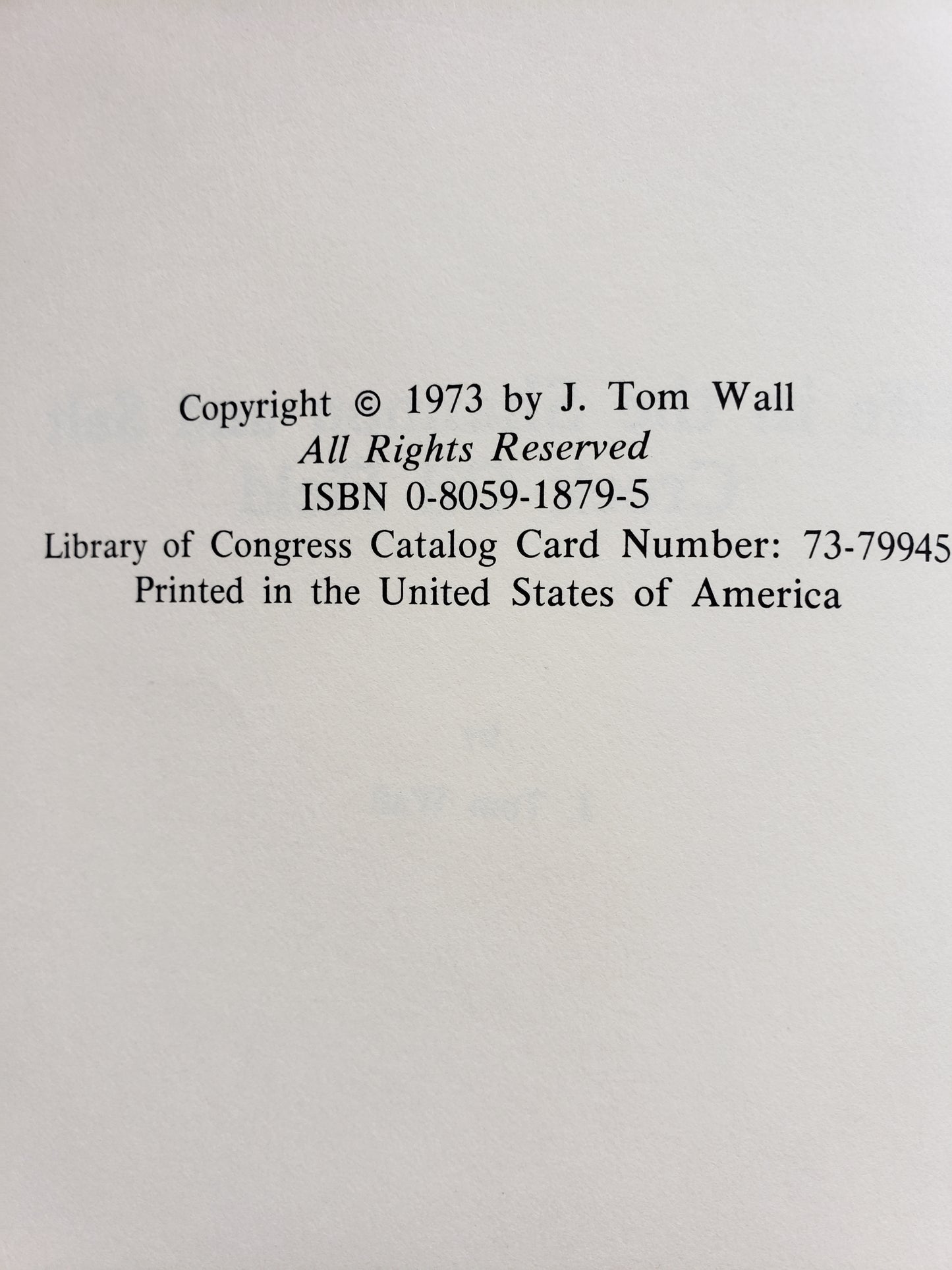 Life in the Shannon and Salt Creek Oil Fields by J. T. Wall