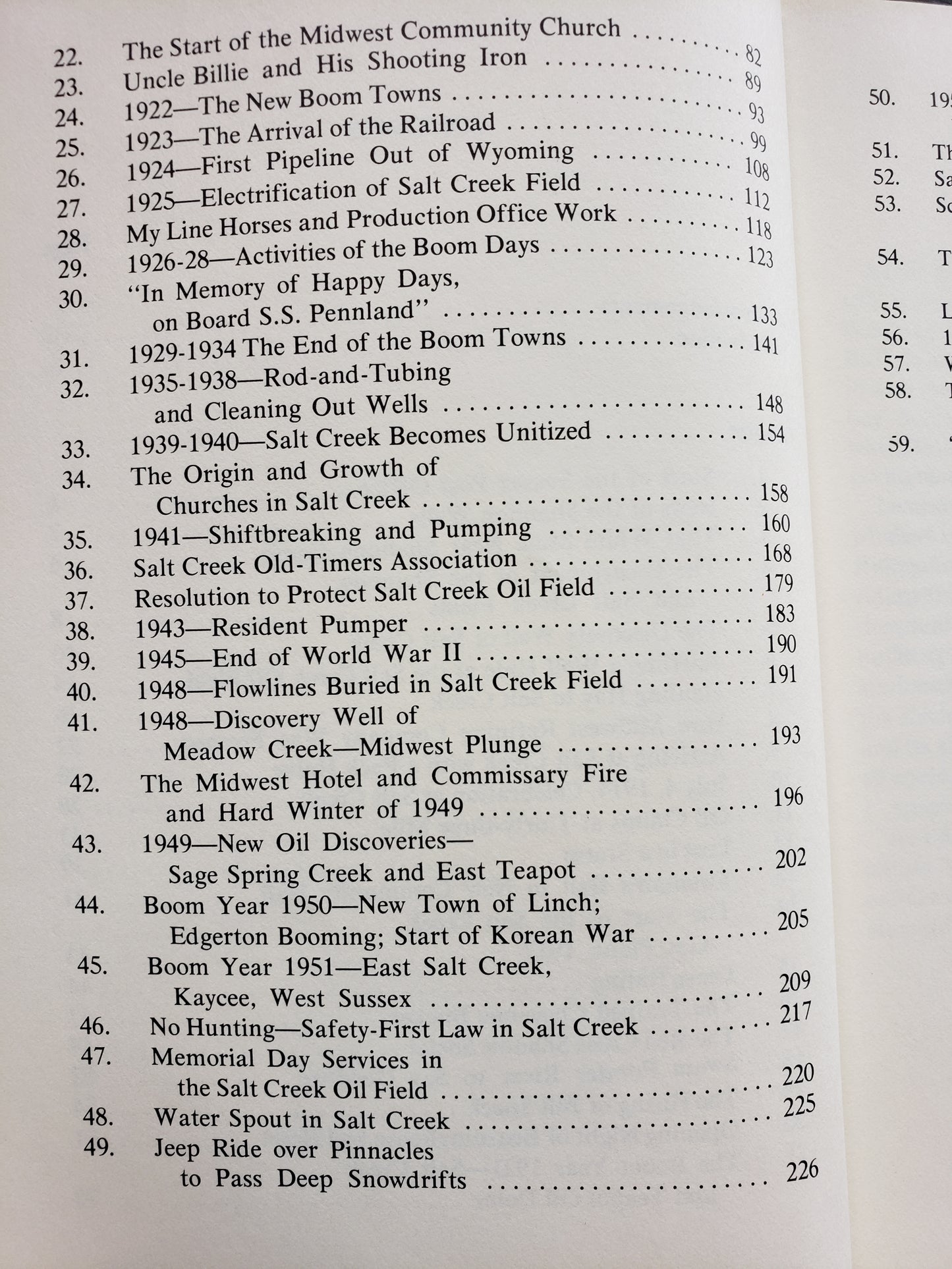Life in the Shannon and Salt Creek Oil Fields by J. T. Wall