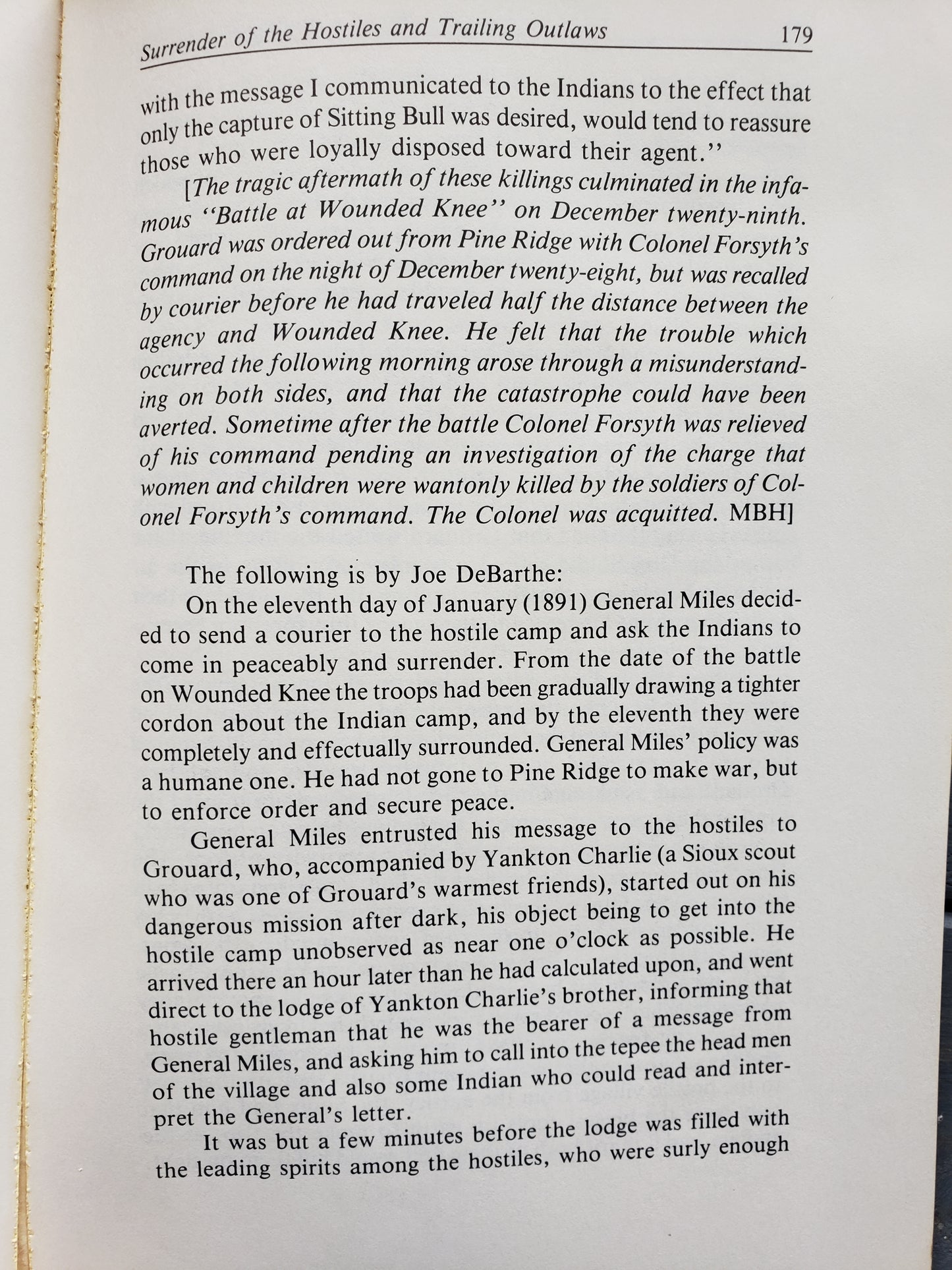 Frank Grouard, Army Scout signed by Margaret Brock Hanson (1983)