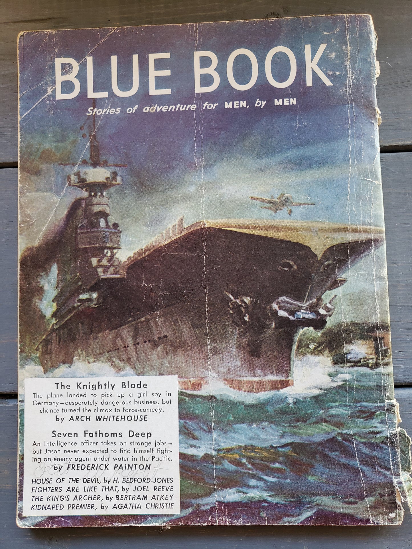 (April thru August 1942) Blue Book Stories of adventure for MEN by MEN