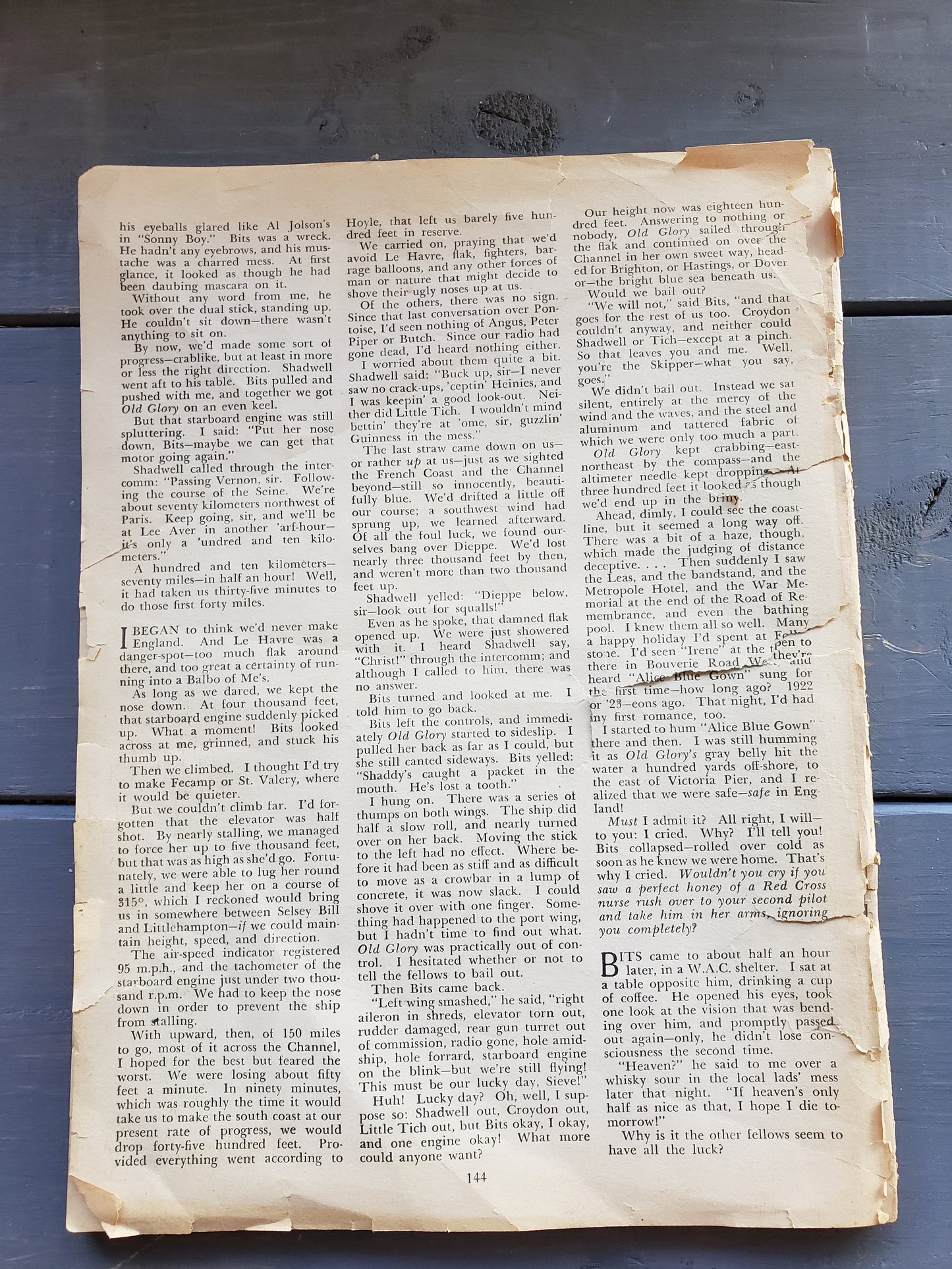 (April thru August 1942) Blue Book Stories of adventure for MEN by MEN