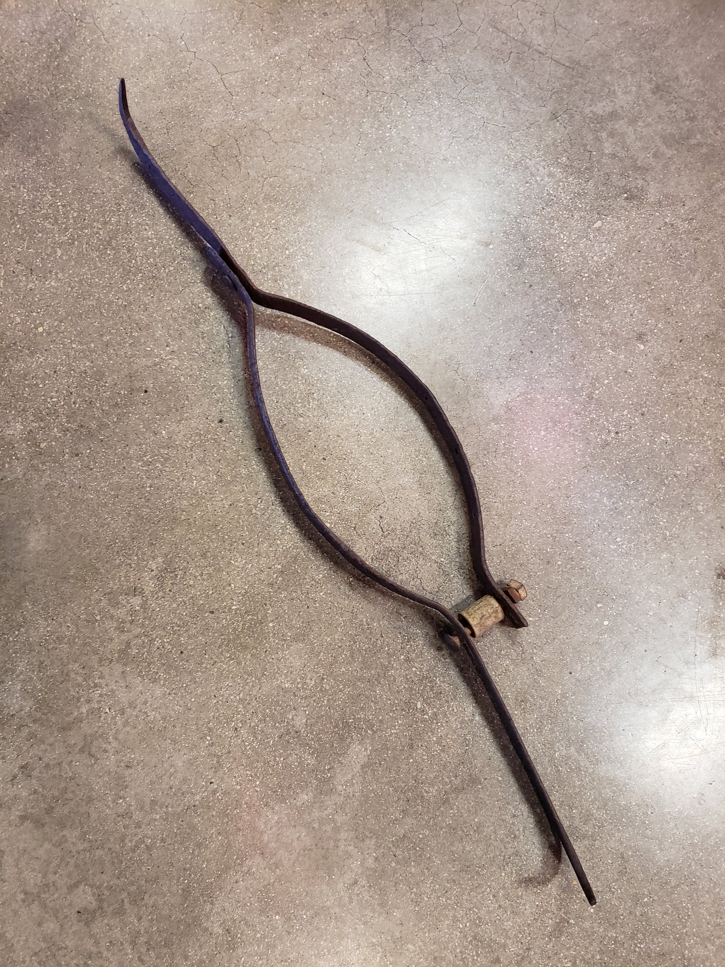 Vintage metal cow yoke