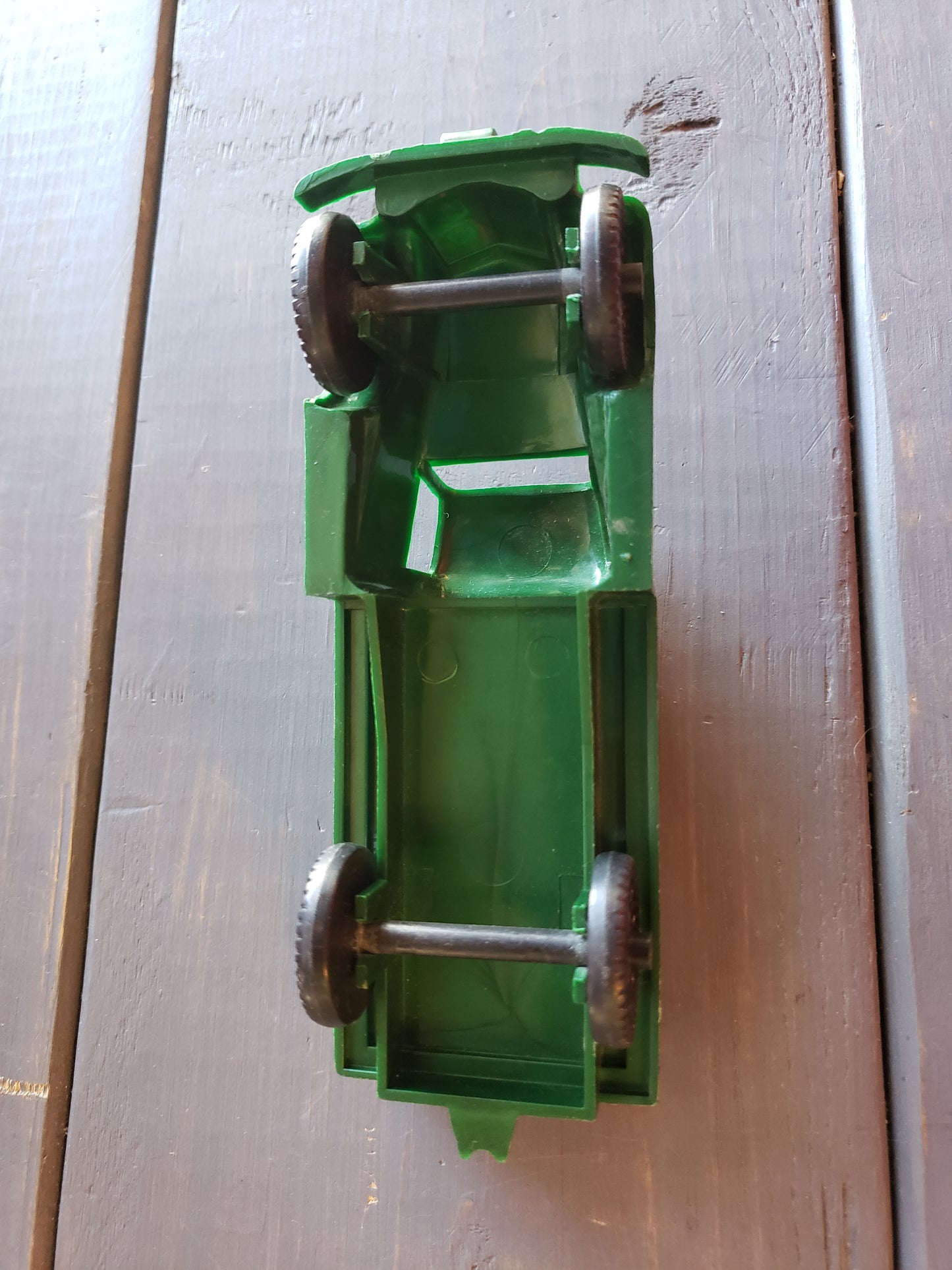 1950s green plastic toy truck