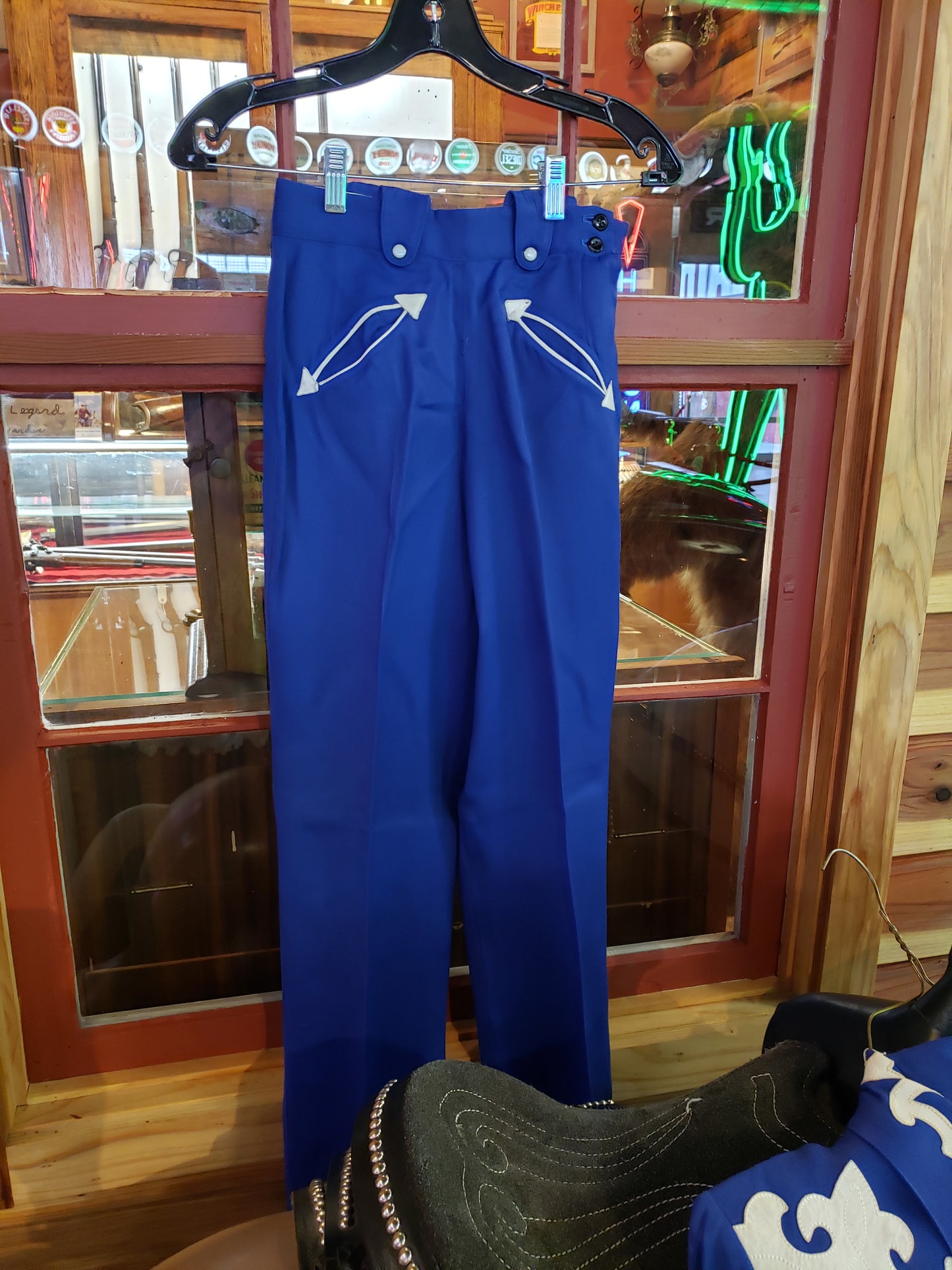 Ranch Maid Women's Blue White Suit vintage