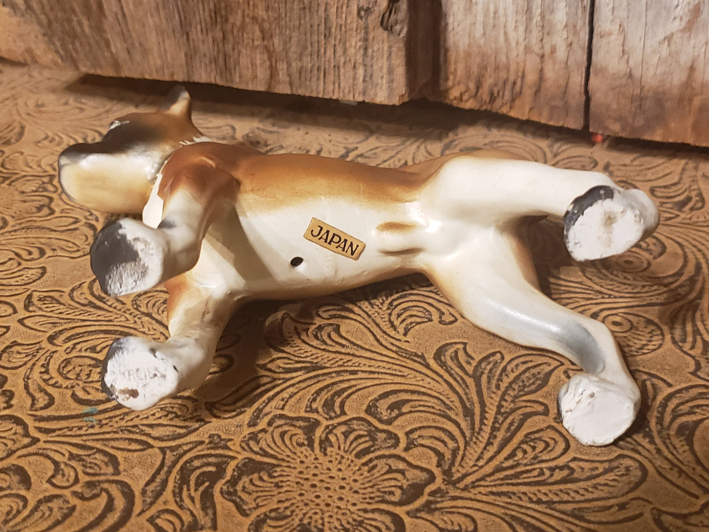 Ceramic Boxer dog