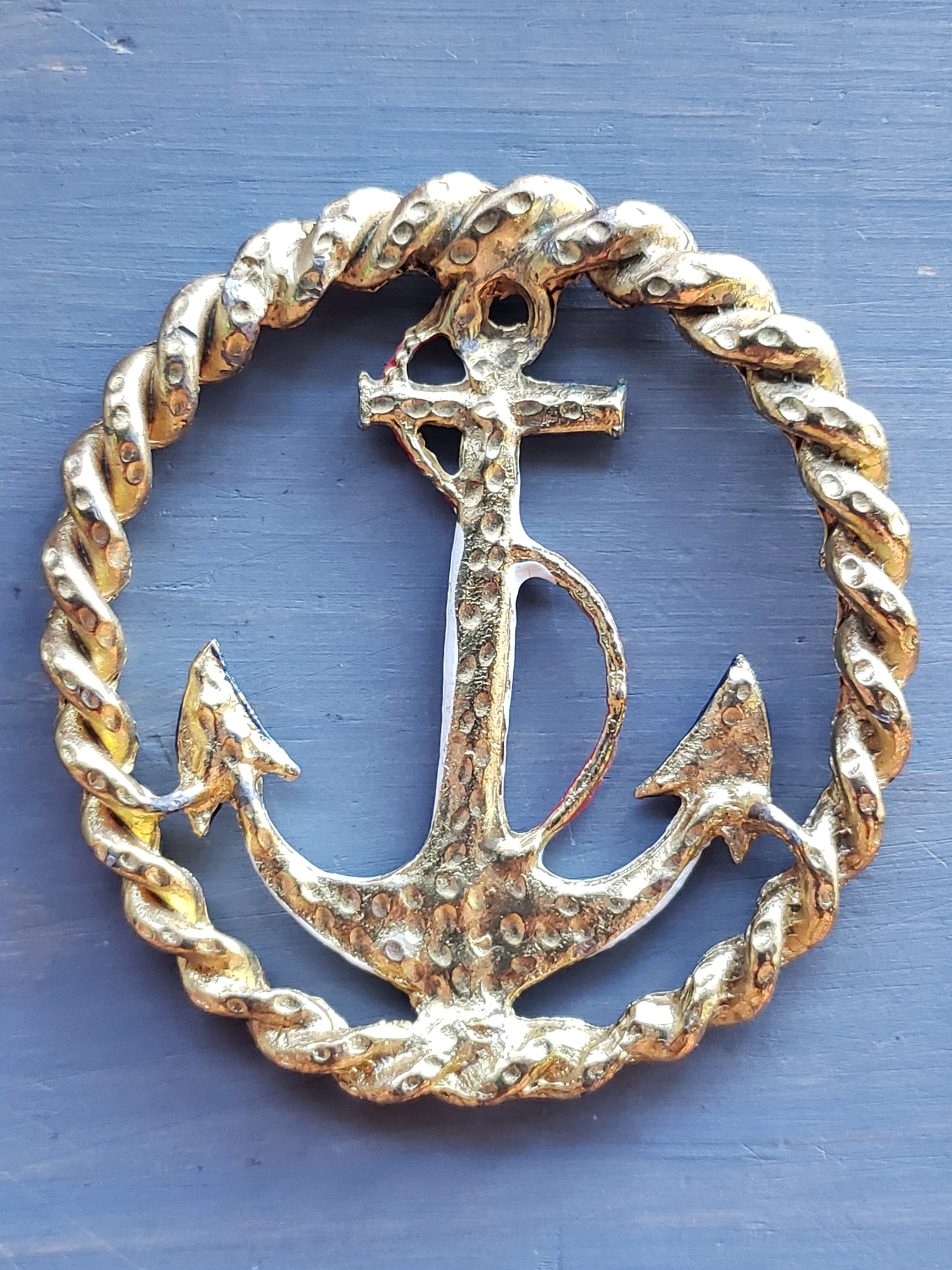 Vintage US Navy Anchor Medallion
