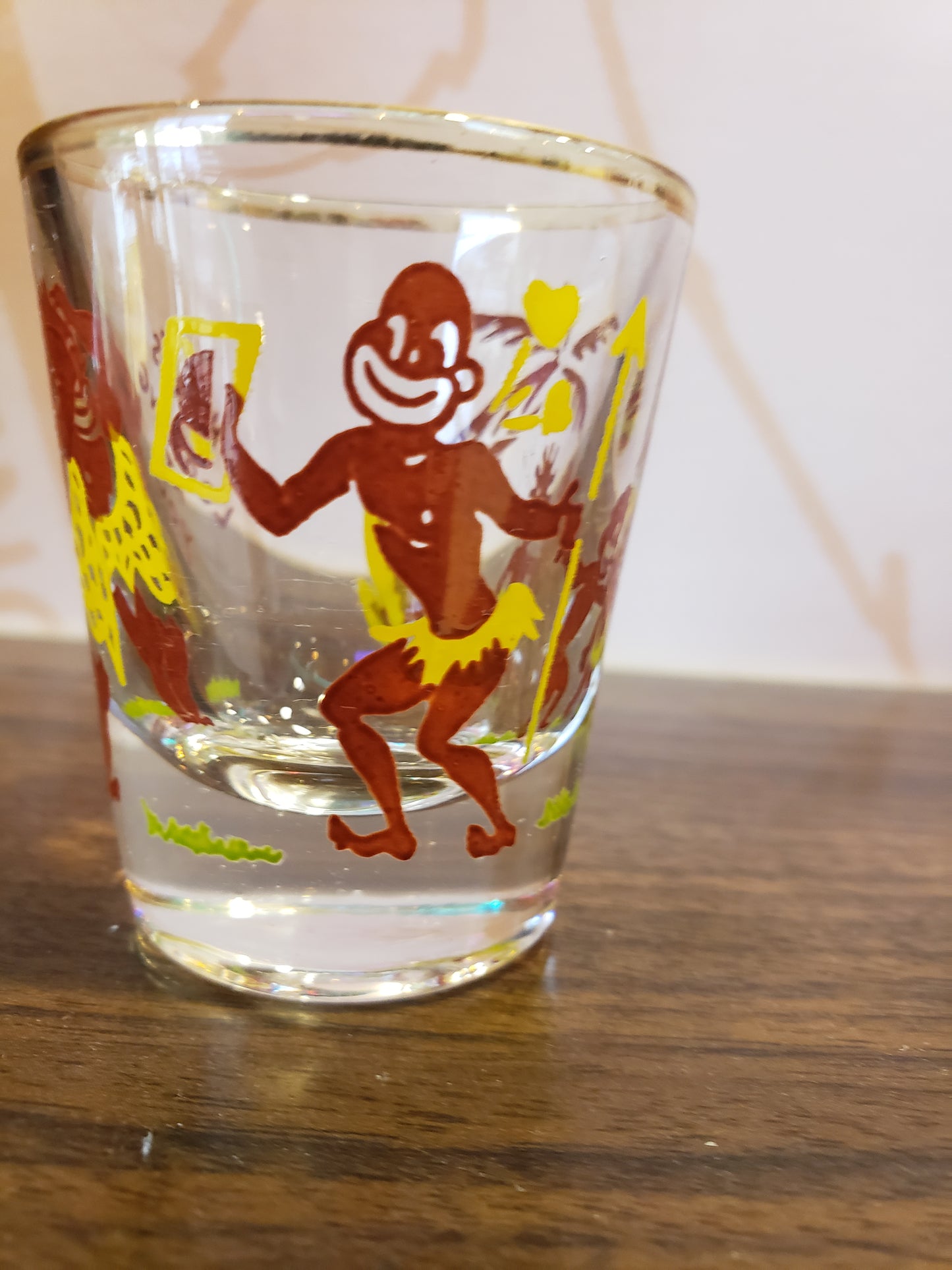 1950s Jungle Guys shot glass