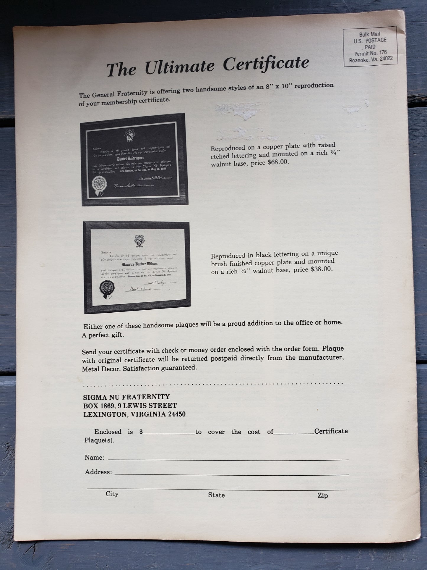 The Delta of Sigma Nu Winter 1983 issue