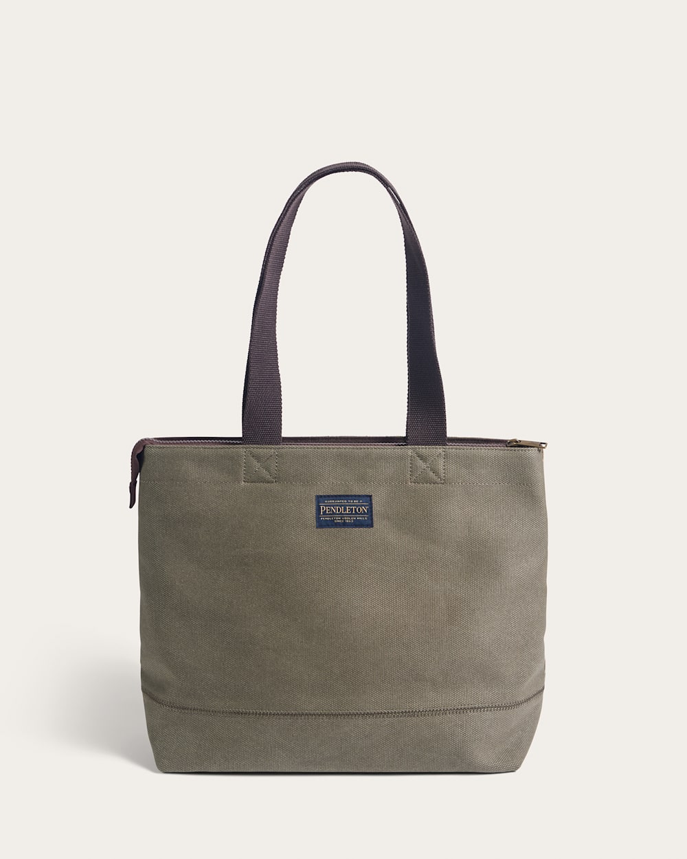 Pendleton City Zip Tote in Harding Olive