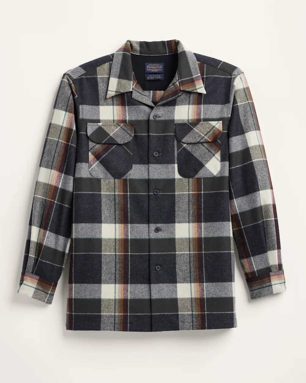 MEN'S BLACK MULTI PLAID BOARD SHIRT