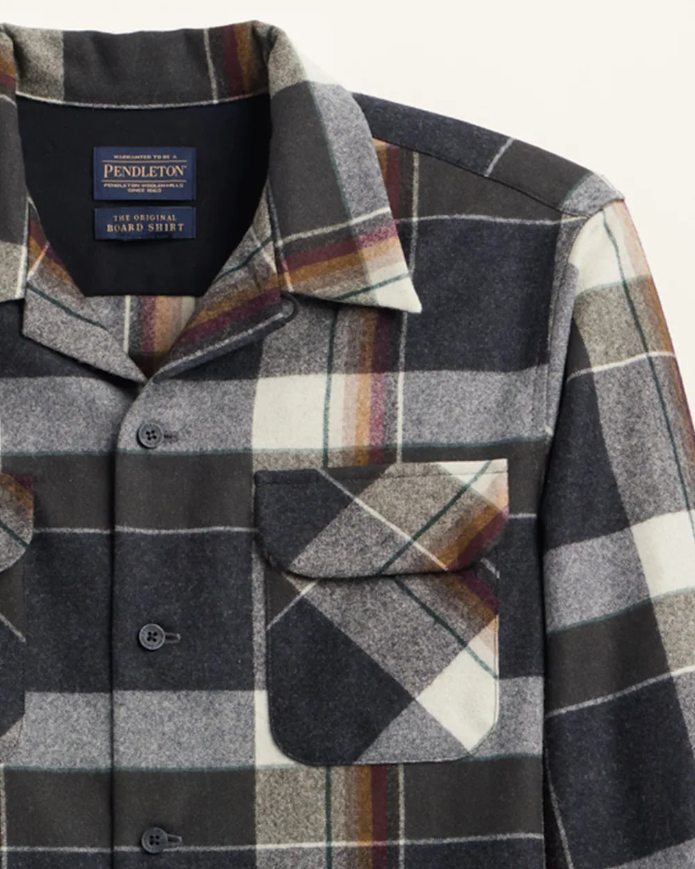 MEN'S BLACK MULTI PLAID BOARD SHIRT