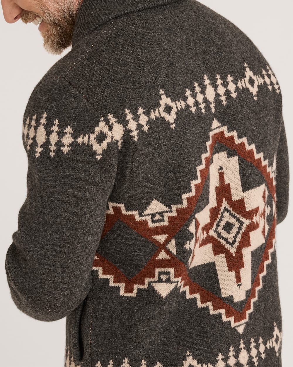 Pendleton Four Corners Zip Sweater: Four Corners Charcoal