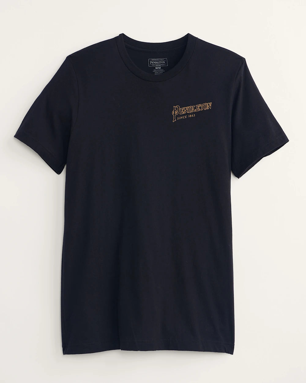 Pendleton Rodeo Hat Graphic tee in Black and Gold