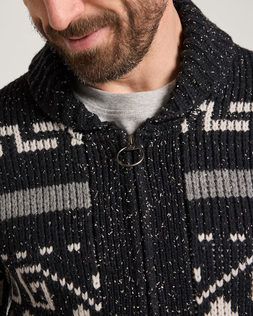 Pendleton "The Original Westerly" Black Donegal sweater