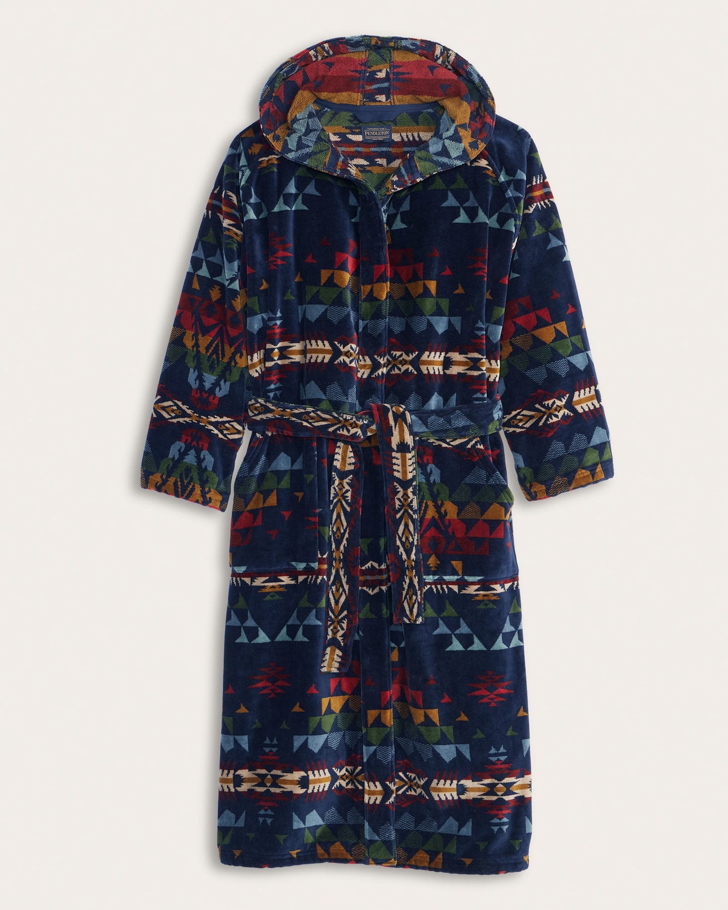 Pendleton Robe in Autumn Birch Navy
