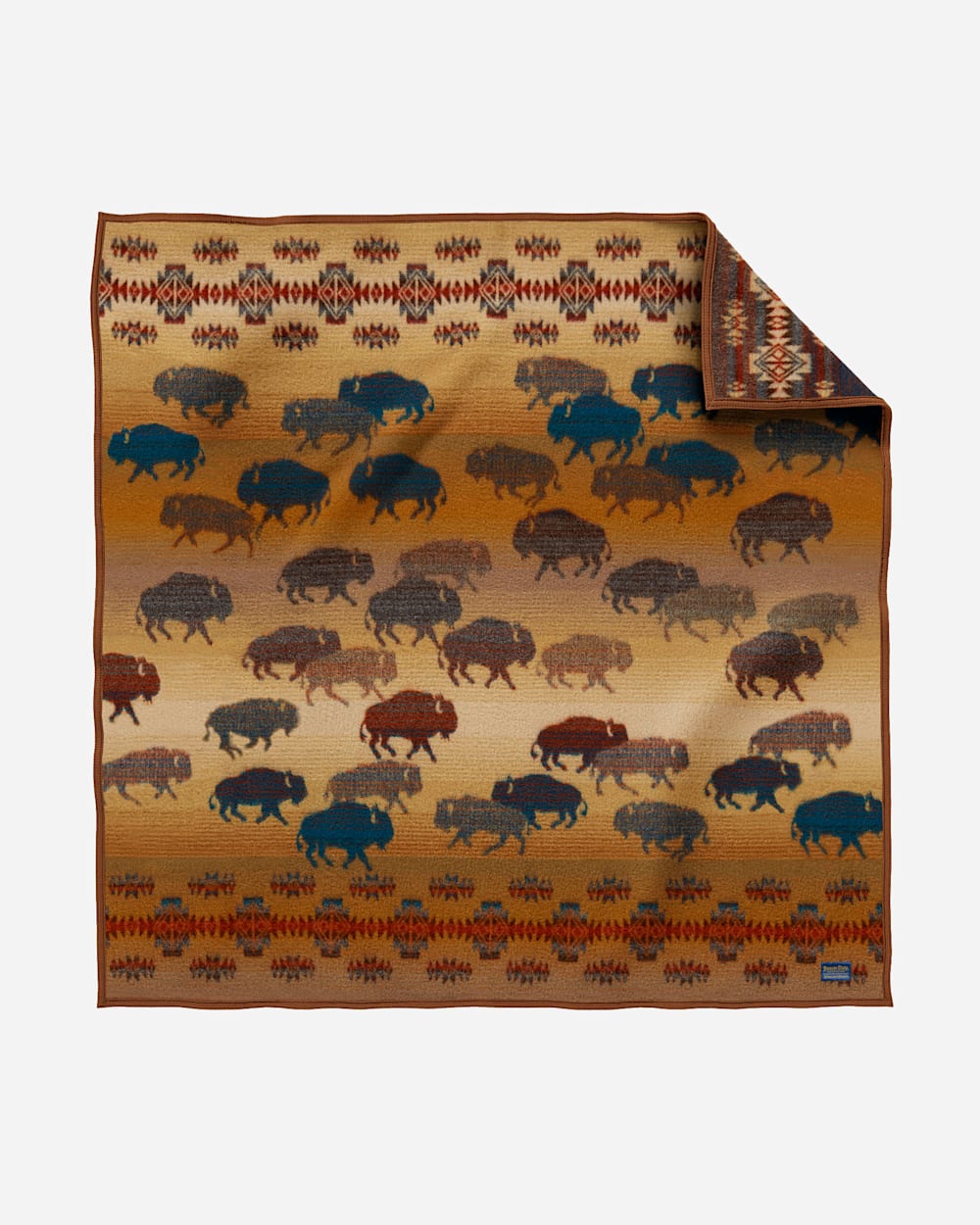 PENDLETON PRAIRIE RUSH HOUR THROW- BROWN BUFFALO