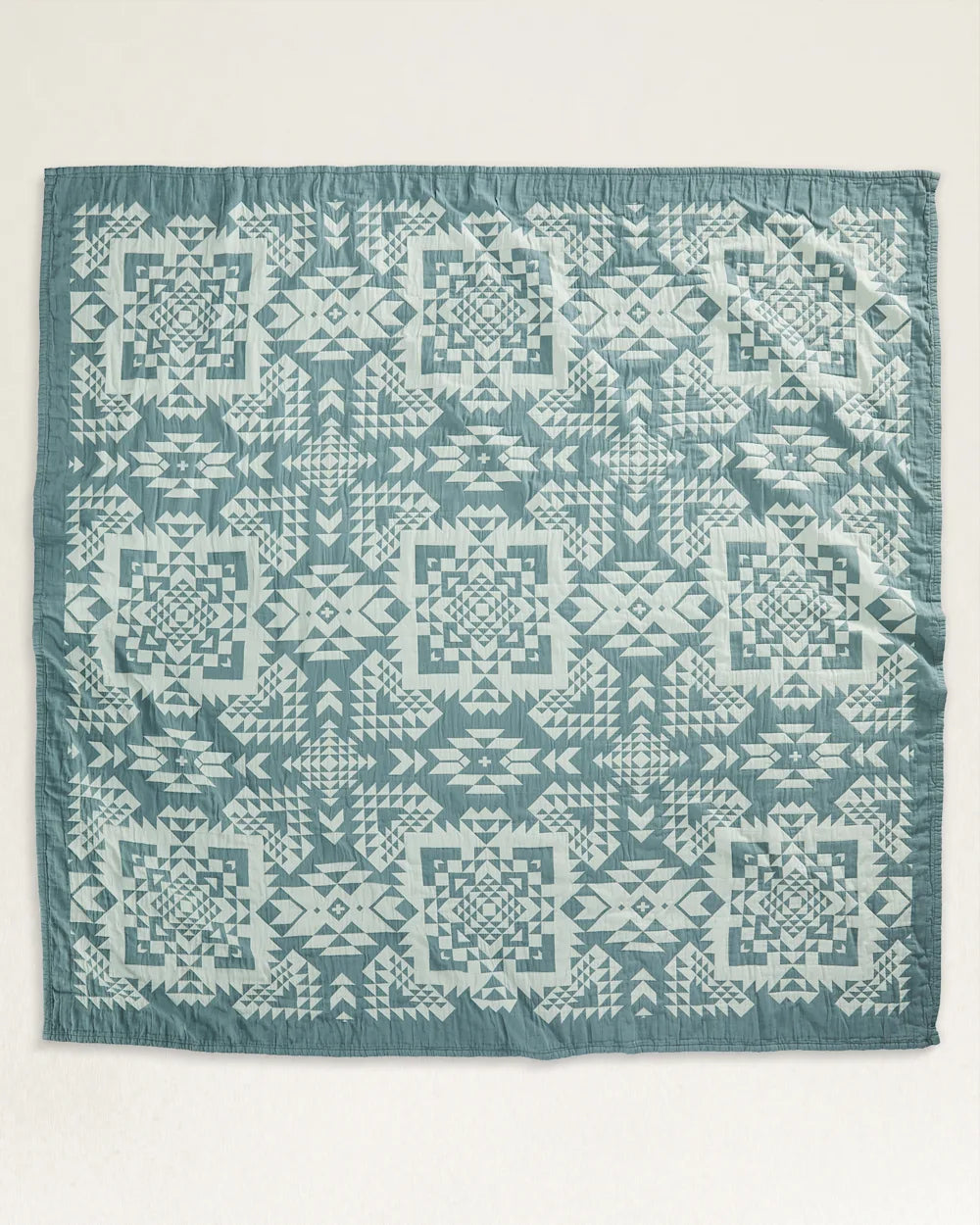 Pendleton COTTON MATELASSE COVERLET in Opal Springs Balsam (KING SIZE)