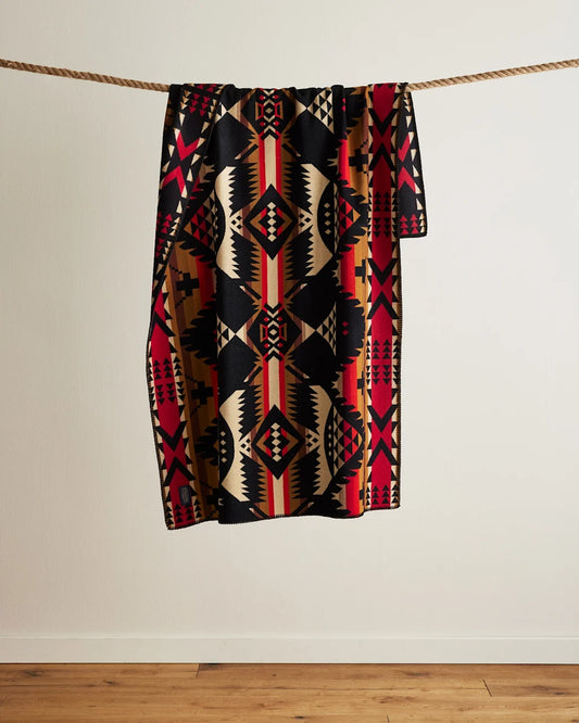 PENDLETON NEHALEM SADDLE BLANKET BLACK