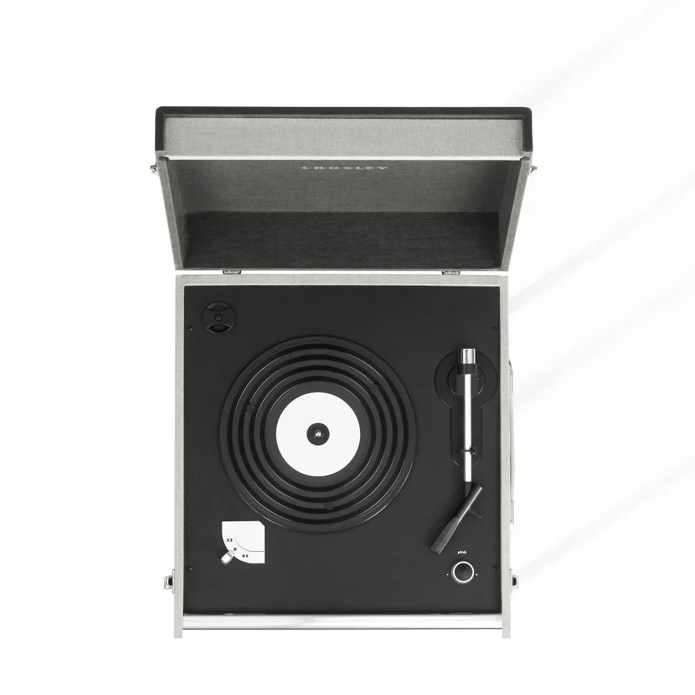 Crosley Dansette Bermuda Portable Vinyl Record Player Turntable with Aux-In and Bluetooth, Tourmaline