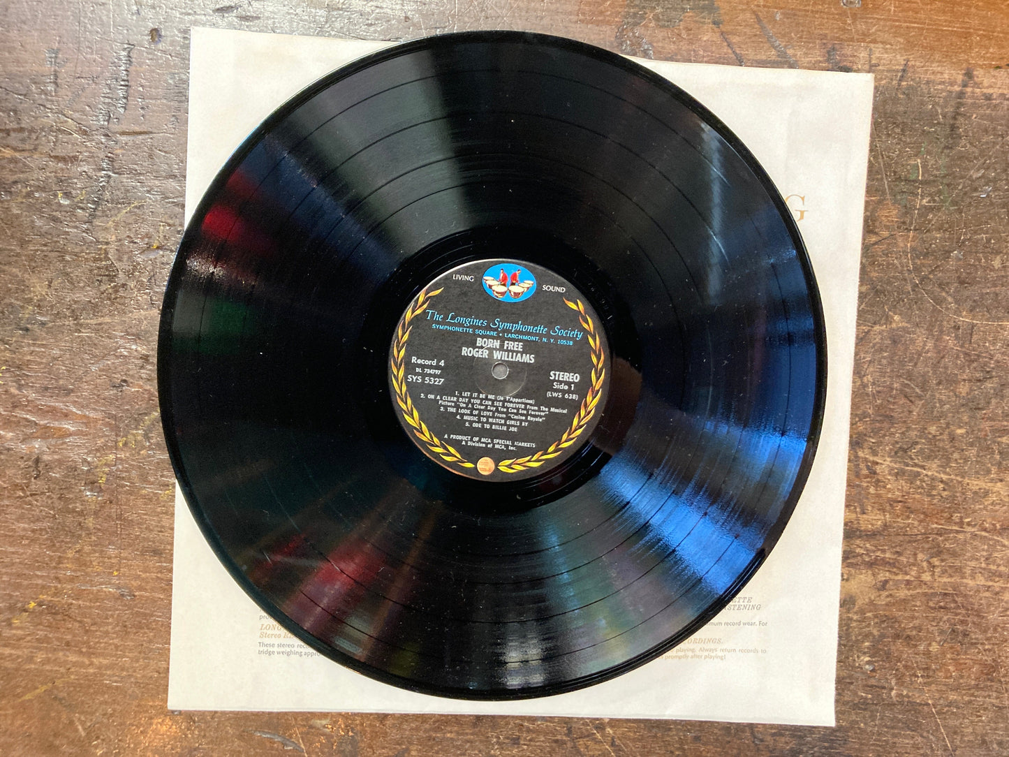 Roger Williams, Born Free 5 record Box Set