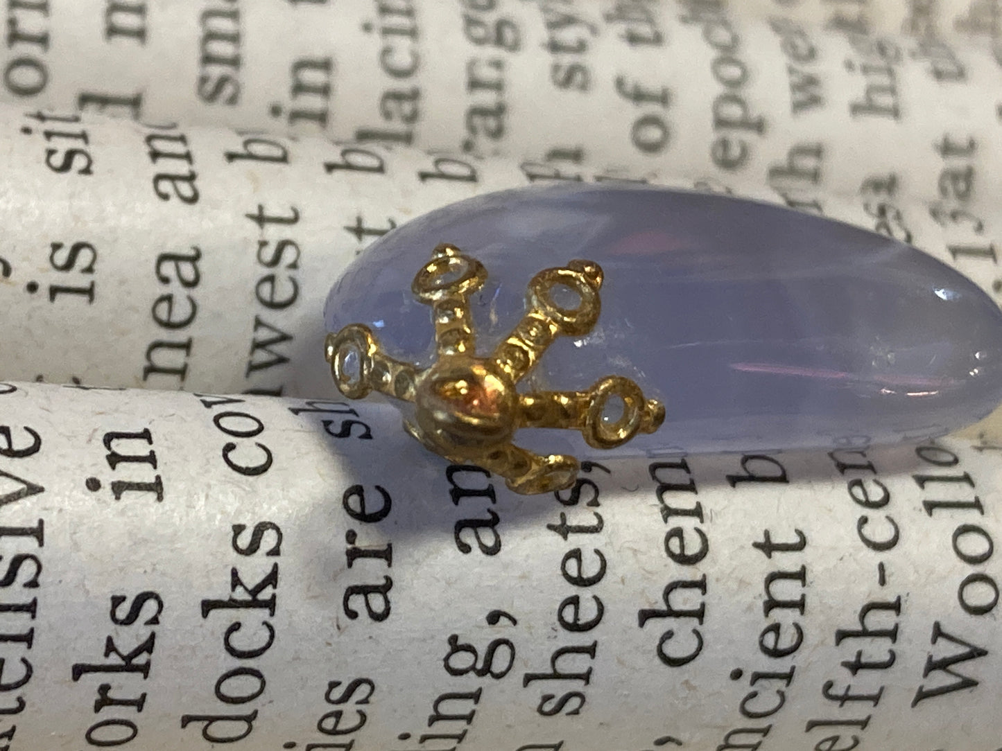 Rose Quartz Agate (lavender color)Pendant