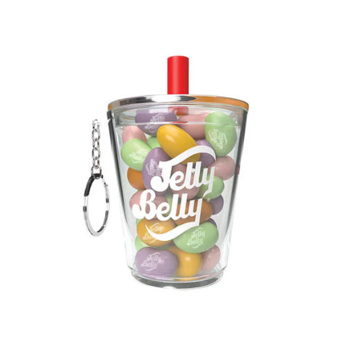 JELLY BELLY BOBA MILK TEA MIX 2.29 OZ MINI CUP KEYCHAIN
