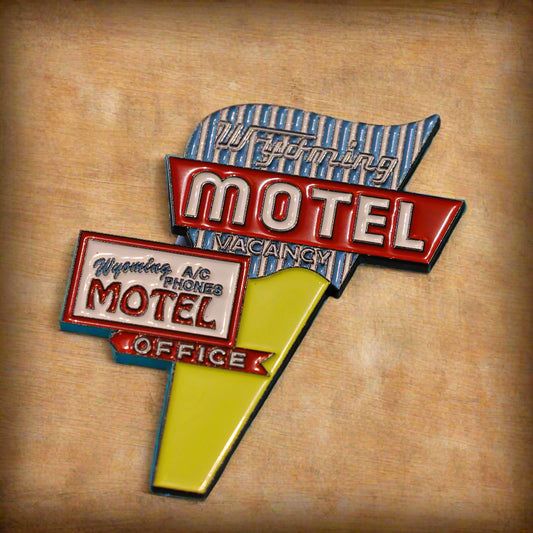 Wyoming Motel Magnet