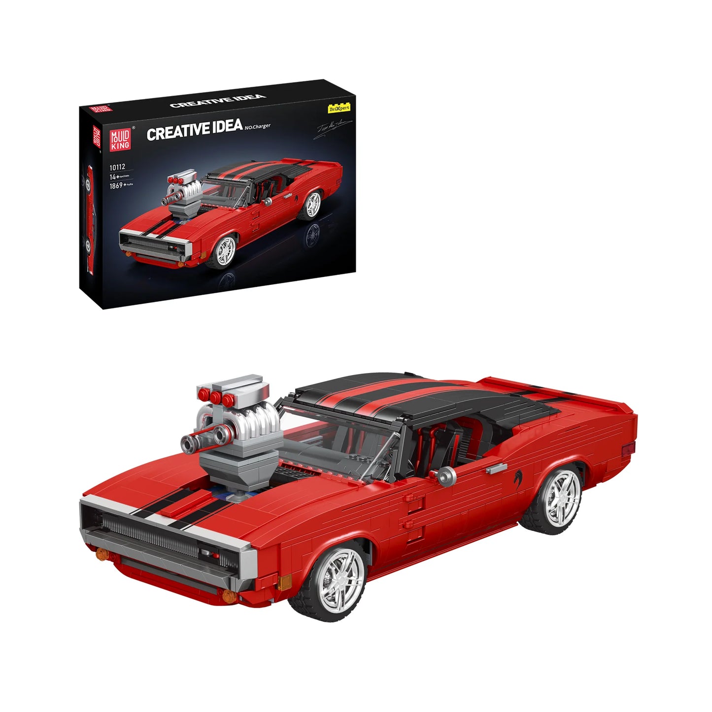 Dodge Charger War Horse Building Blocks Toy