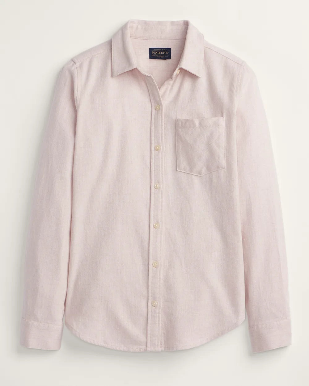 Pendleton Women's Soft Rose Relaxed Flannel Shirt