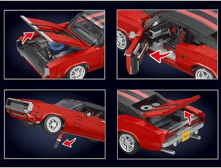 Dodge Charger War Horse Building Blocks Toy