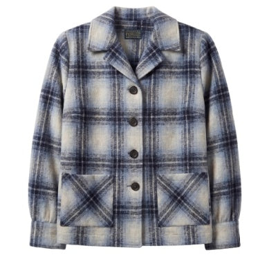 Pendleton Women's Original '49er Jacket in Light Blue Mix Ombre