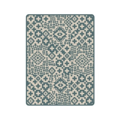 Organic Cotton Woven Baby Blanket Blue Ridge/Atlantic