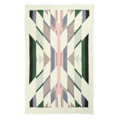 Pendleton Oversized Featherweight Wool Scarf in Wyeth Trail Sand