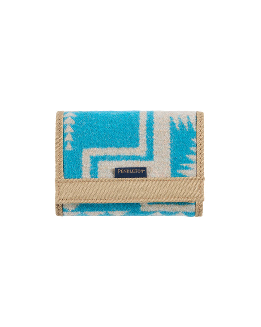 Pendleton Trifold Wallet in Harding Turquoise
