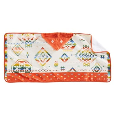 WILD BLOOMS PENDLETON HOODED BABY TOWEL