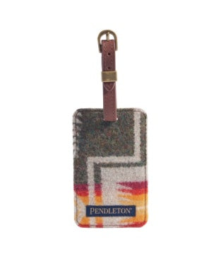 Pendleton Luggage Tag in Harding Olive