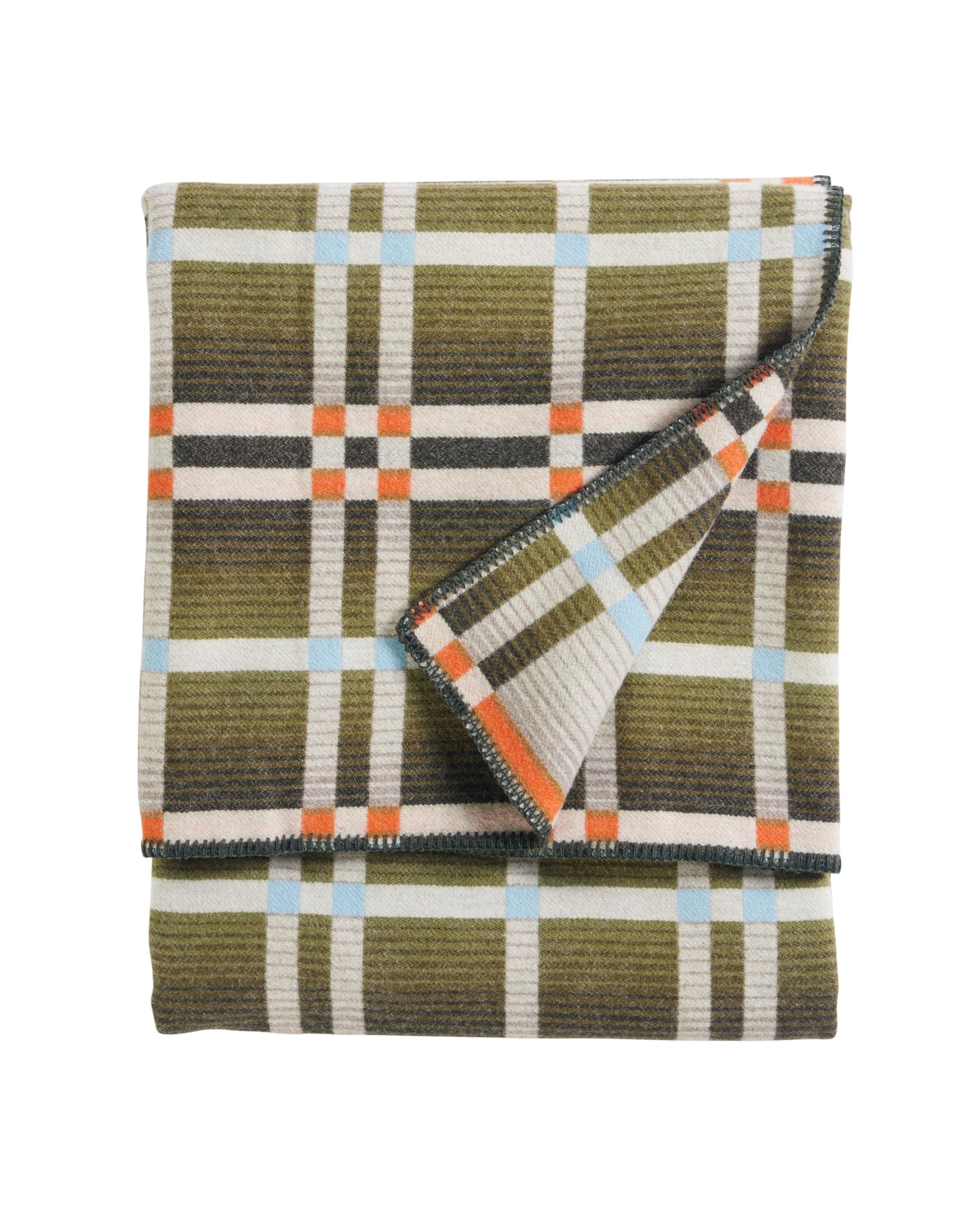 Pendleton Four Square Throw in Slide Mountain Olive